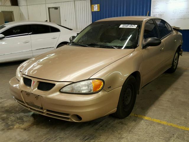 1G2NE52EX5M182405 - 2005 PONTIAC GRAND AM S GOLD photo 2