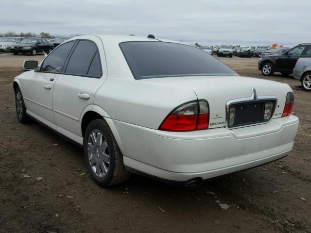 1LNHM87A44Y657939 - 2004 LINCOLN LS WHITE photo 3