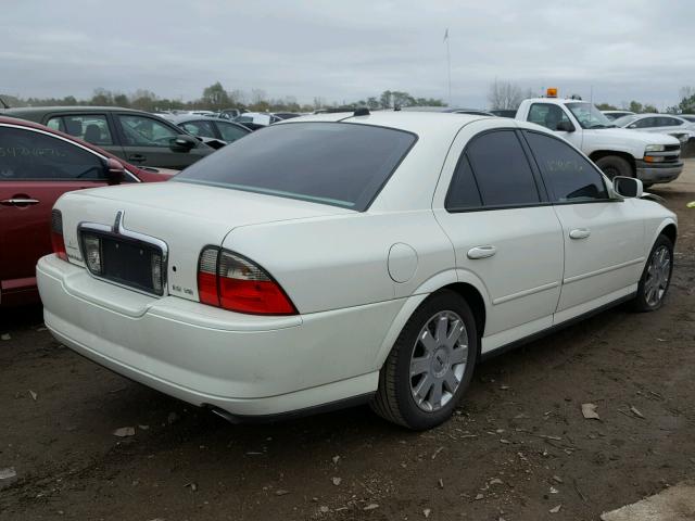 1LNHM87A44Y657939 - 2004 LINCOLN LS WHITE photo 4