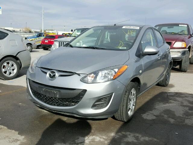 JM1DE1KZXE0182981 - 2014 MAZDA MAZDA2 SPO GRAY photo 2