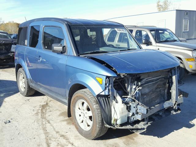 5J6YH177X6L001386 - 2006 HONDA ELEMENT EX BLUE photo 1