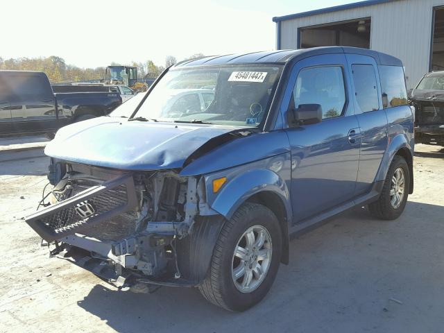 5J6YH177X6L001386 - 2006 HONDA ELEMENT EX BLUE photo 2