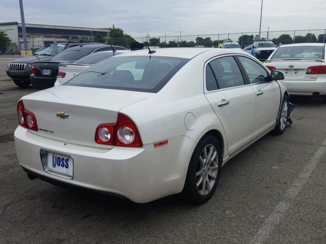 1G1ZE5E17BF394872 - 2011 CHEVROLET MALIBU LTZ 白色 照片 4