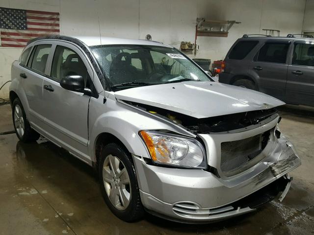 1B3HB48B17D304579 - 2007 DODGE CALIBER SX SILVER photo 1