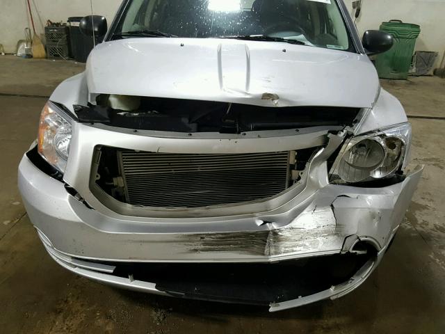 1B3HB48B17D304579 - 2007 DODGE CALIBER SX SILVER photo 9