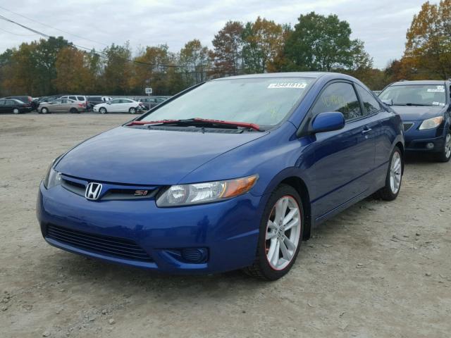 2HGFG21526H702404 - 2006 HONDA CIVIC BLUE photo 2