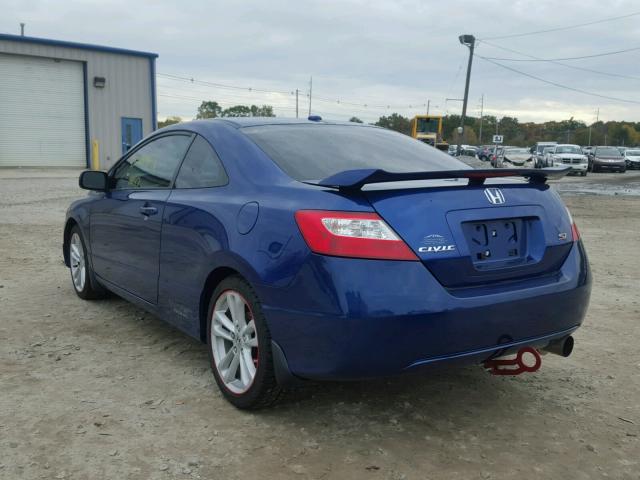 2HGFG21526H702404 - 2006 HONDA CIVIC BLUE photo 3