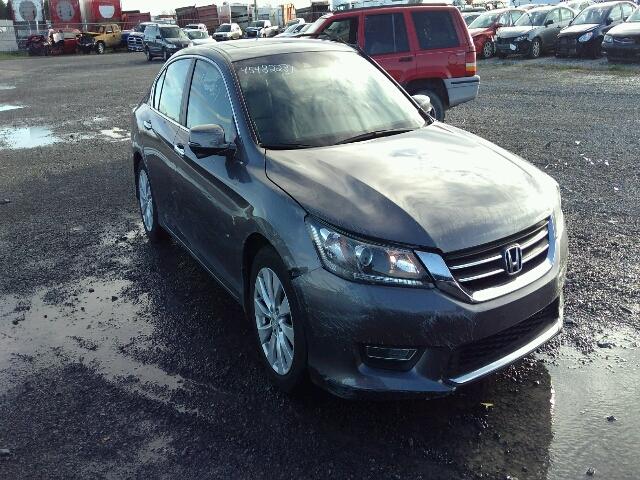 1HGCR2F80DA802643 - 2013 HONDA ACCORD EXL GRAY photo 1