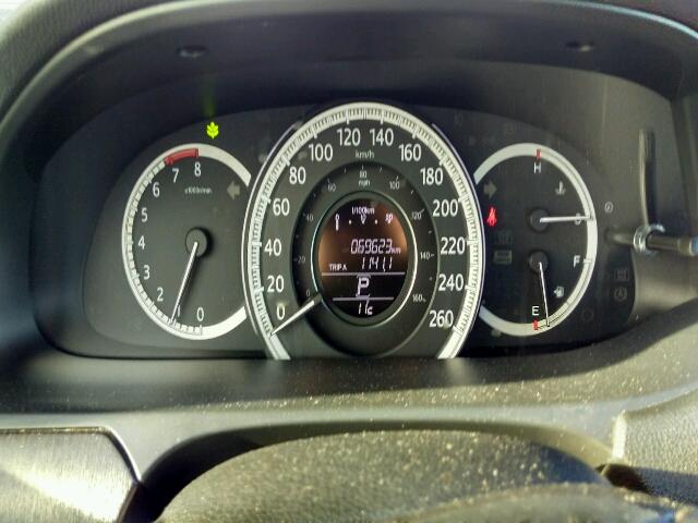 1HGCR2F80DA802643 - 2013 HONDA ACCORD EXL GRAY photo 8