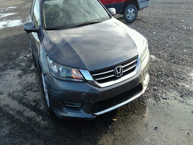 1HGCR2F80DA802643 - 2013 HONDA ACCORD EXL GRAY photo 9