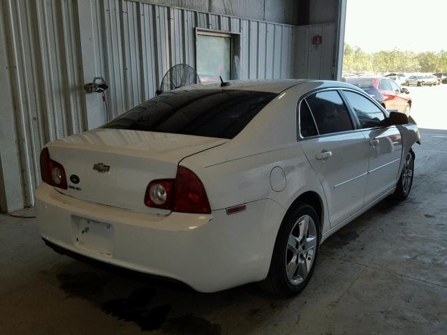 1G1ZB5E11BF165497 - 2011 CHEVROLET MALIBU LS WHITE photo 4