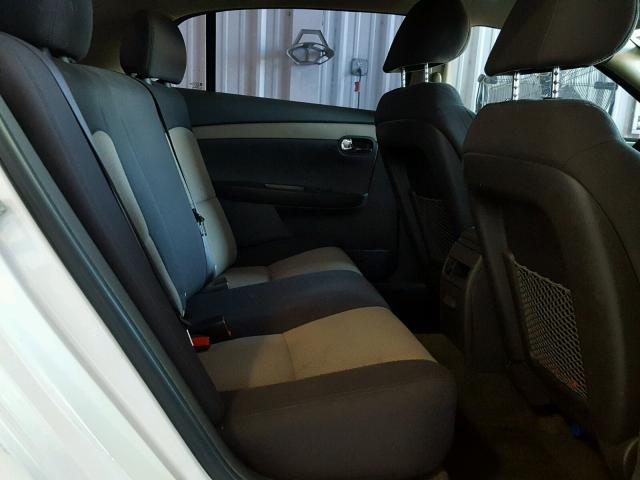1G1ZB5E11BF165497 - 2011 CHEVROLET MALIBU LS WHITE photo 6