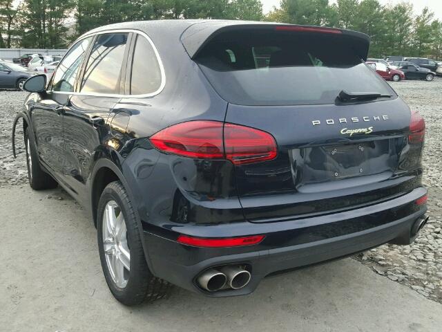 WP1AE2A21FLA52955 - 2015 PORSCHE CAYENNE SE BLACK photo 3