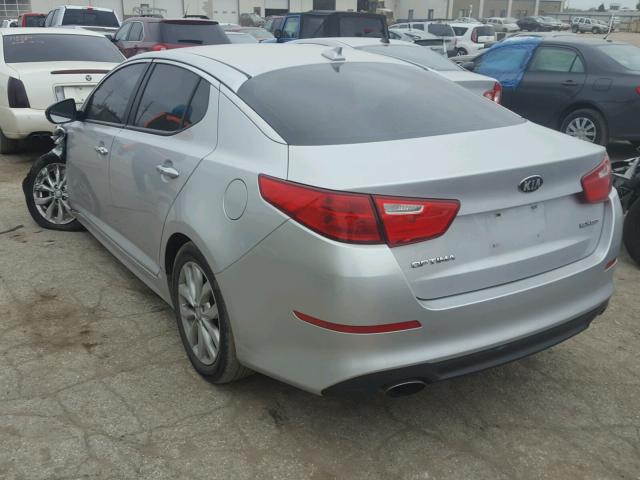 5XXGN4A78FG404707 - 2015 KIA OPTIMA EX SILVER photo 3