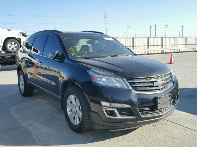 1GNKRGKD0EJ137701 - 2014 CHEVROLET TRAVERSE L BLACK photo 1