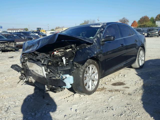 1G11E5SX5FF314707 - 2015 CHEVROLET MALIBU 2LT BLACK photo 2