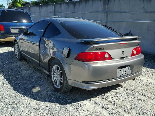 JH4DC54826S013267 - 2006 ACURA RSX SILVER photo 3