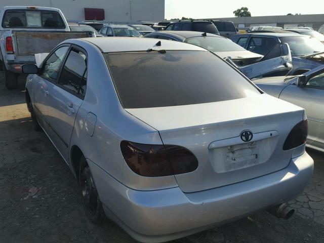 1NXBR32E88Z045146 - 2008 TOYOTA COROLLA CE SILVER photo 3