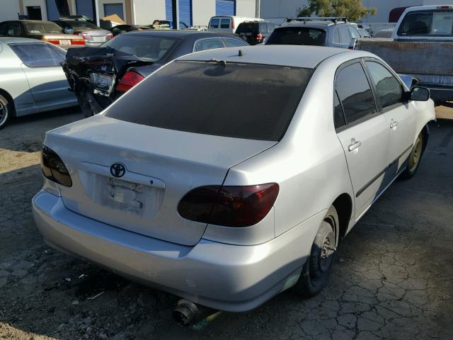 1NXBR32E88Z045146 - 2008 TOYOTA COROLLA CE SILVER photo 4