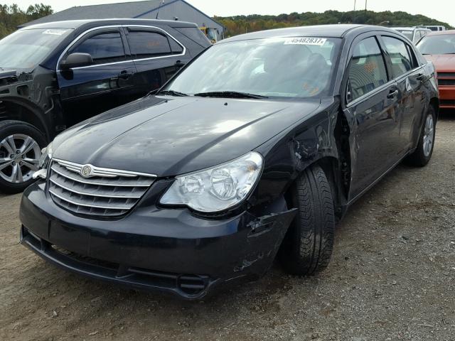 1C3CC4FB7AN135232 - 2010 CHRYSLER SEBRING BLACK photo 2