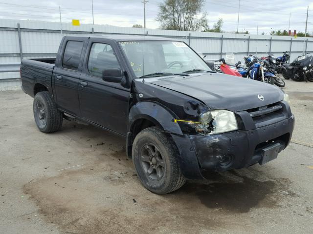 1N6ED27T94C423277 - 2004 NISSAN FRONTIER C BLACK photo 1