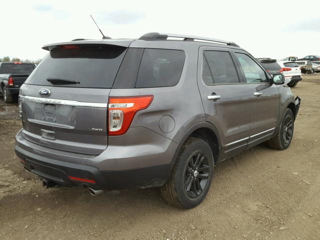 1FM5K8D86DGA39876 - 2013 FORD EXPLORER X CHARCOAL photo 4