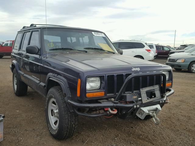 1J4FJ68S3WL216281 - 1998 JEEP CHEROKEE S PURPLE photo 1