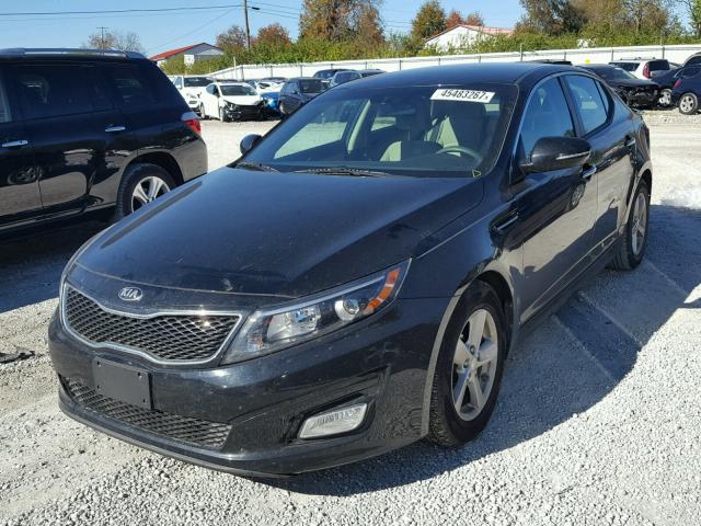 5XXGM4A72EG265921 - 2014 KIA OPTIMA LX BLACK photo 2