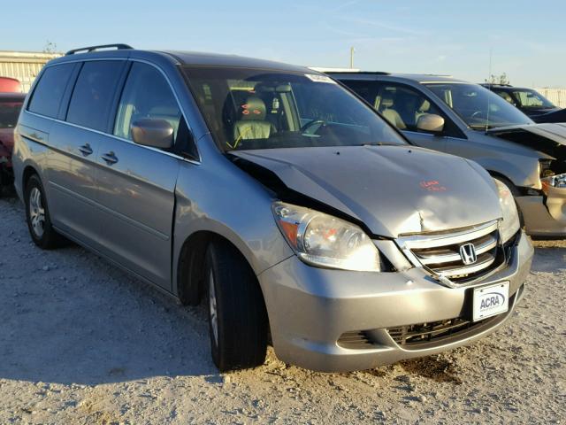 5FNRL38787B096814 - 2007 HONDA ODYSSEY EX BLUE photo 1