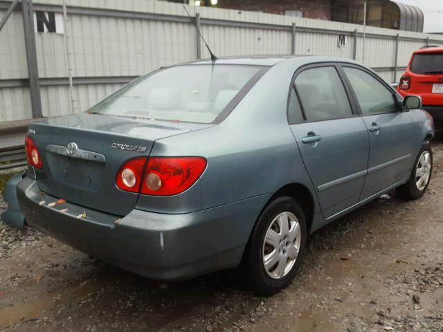 1NXBR32EX7Z847700 - 2007 TOYOTA COROLLA BLUE photo 4