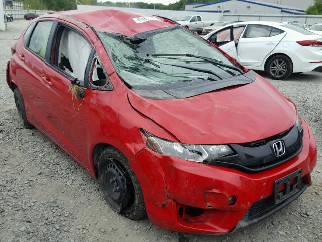 JHMGK5H56GS003990 - 2016 HONDA FIT LX RED photo 1