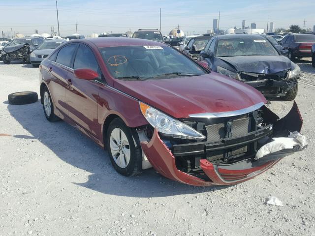 5NPEB4AC3EH829039 - 2014 HYUNDAI SONATA RED photo 1