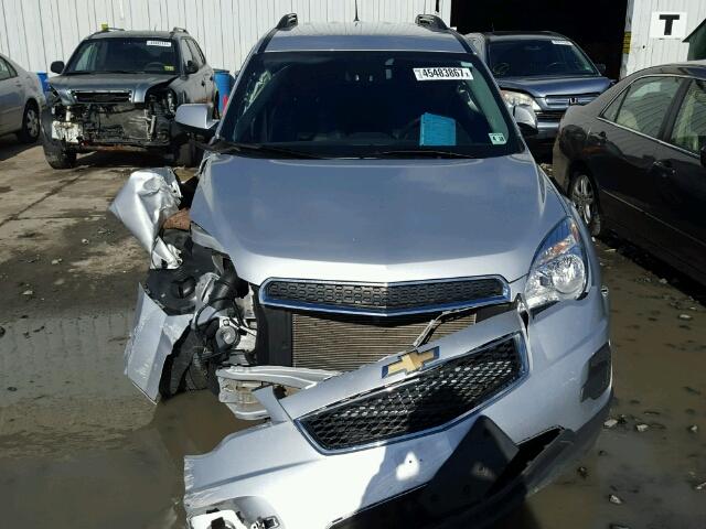 2GNFLDE37D6297526 - 2013 CHEVROLET EQUINOX SILVER photo 9