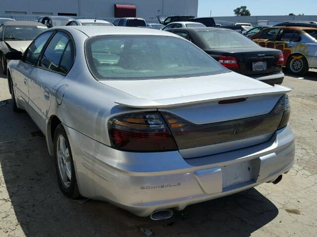 1G2HY54K724223995 - 2002 PONTIAC BONNEVILLE SILVER photo 3