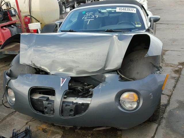 1G2MC35B48Y111818 - 2008 PONTIAC SOLSTICE GRAY photo 7