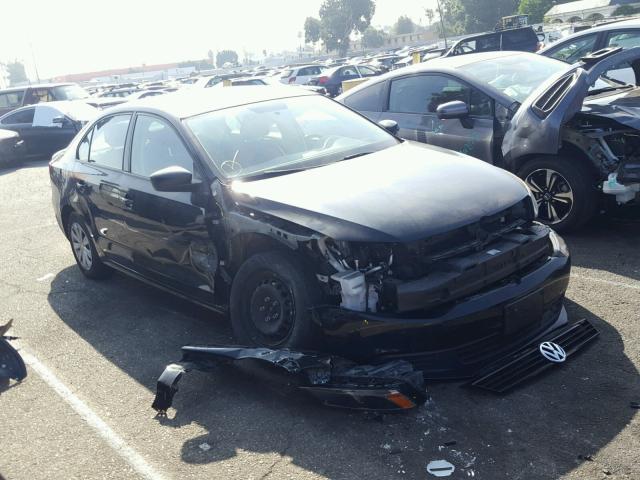 3VW2K7AJ5EM258180 - 2014 VOLKSWAGEN JETTA BASE Սև լուսանկար 1