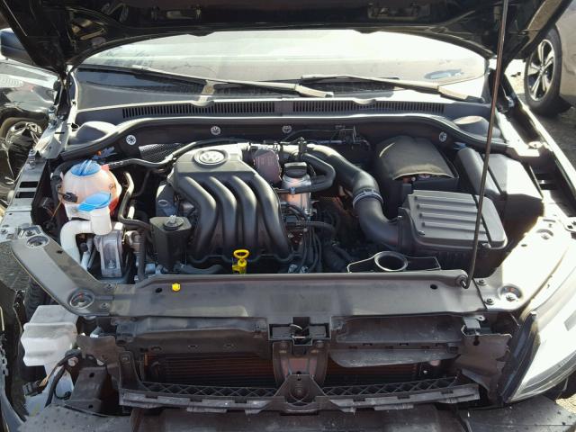 3VW2K7AJ5EM258180 - 2014 VOLKSWAGEN JETTA BASE Սև լուսանկար 7