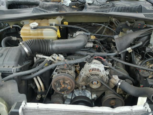 1J4GL48K44W139807 - 2004 JEEP LIBERTY SP GREEN photo 7