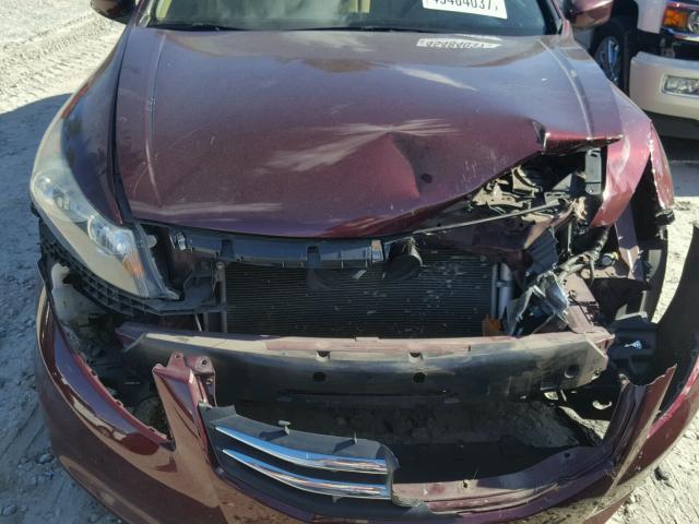 1HGCP2F72BA088282 - 2011 HONDA ACCORD EX BURGUNDY photo 7