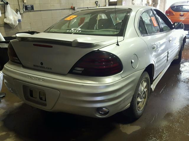 1G2NF52E31M544176 - 2001 PONTIAC GRAND AM S 银色 照片 4