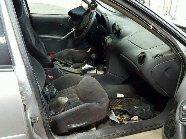 1G2NF52E31M544176 - 2001 PONTIAC GRAND AM S 银色 照片 5