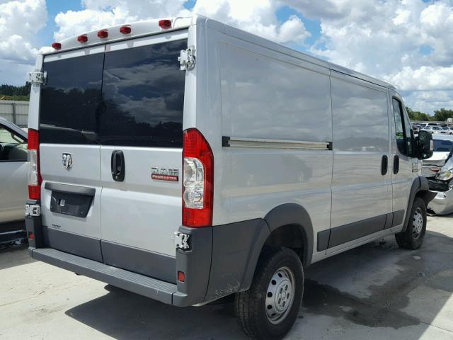 3C6TRVAG1HE528328 - 2017 RAM PROMASTER SILVER photo 4