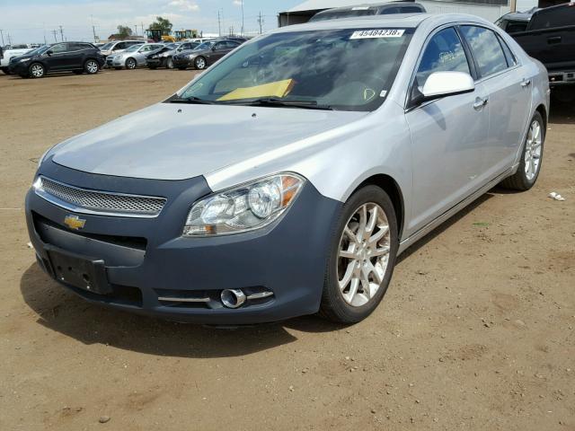 1G1ZE5E09CF264388 - 2012 CHEVROLET MALIBU LTZ 银色 照片 2