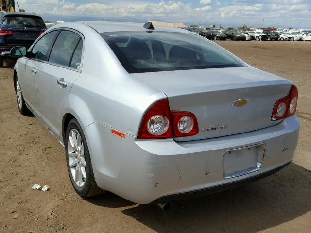 1G1ZE5E09CF264388 - 2012 CHEVROLET MALIBU LTZ 银色 照片 3