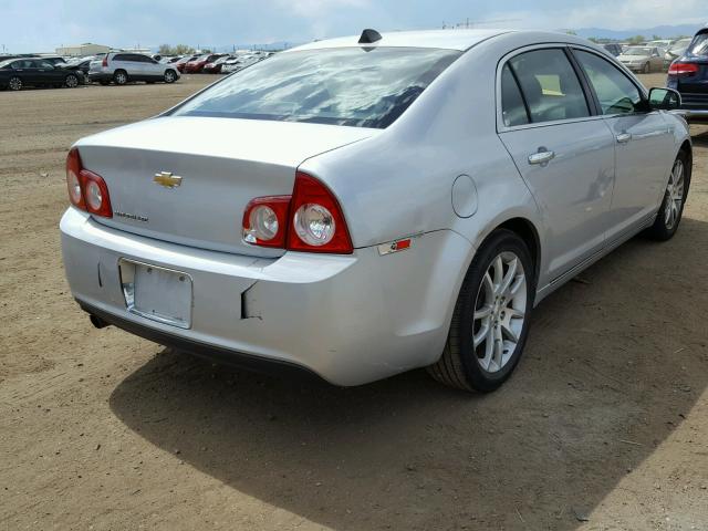 1G1ZE5E09CF264388 - 2012 CHEVROLET MALIBU LTZ 银色 照片 4