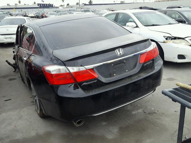 1HGCR2E59FA040746 - 2015 HONDA ACCORD SPO BLACK photo 3