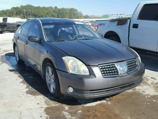 1N4BA41E14C905896 - 2004 NISSAN MAXIMA SE GRAY photo 1