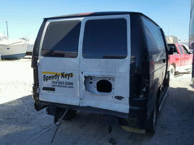 1FDNE14L68DA47454 - 2008 FORD ECONOLINE BLACK photo 4