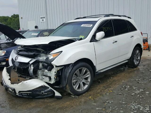 2HNYD2H50AH500654 - 2010 ACURA MDX ADVANC 白色 照片 2