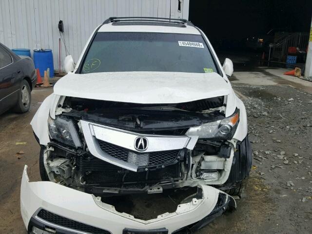 2HNYD2H50AH500654 - 2010 ACURA MDX ADVANC 白色 照片 9